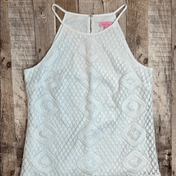 Lilly Pulitzer Reema lace halter top size small - Picture 5 of 8
